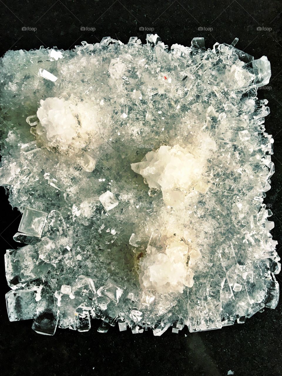 Quartz crystal formations