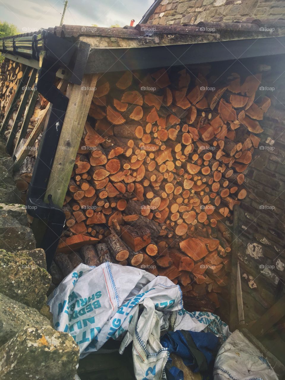 Fire wood stack
