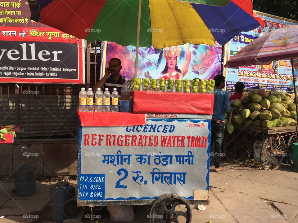 Refrigerated water trolly in India