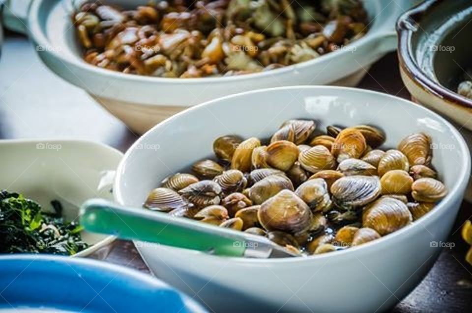 Sea shells by the seashore