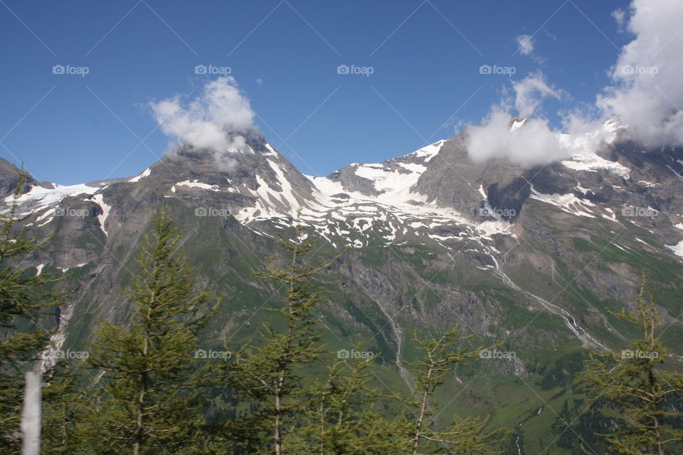 Winter mountain landscapes