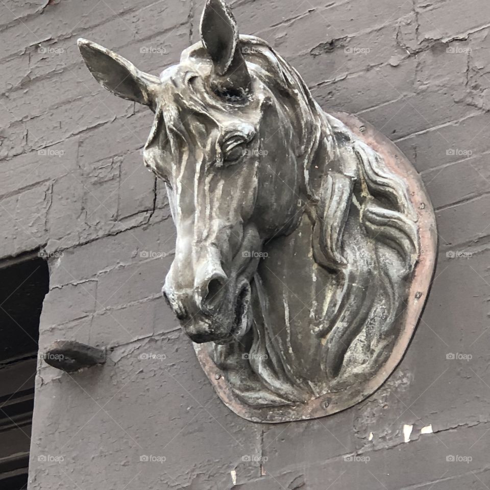 Horse’s Head sculpture