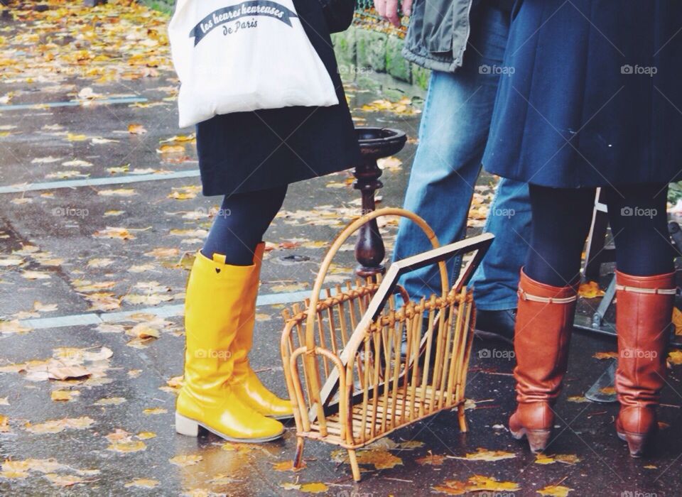 Yellow boots 