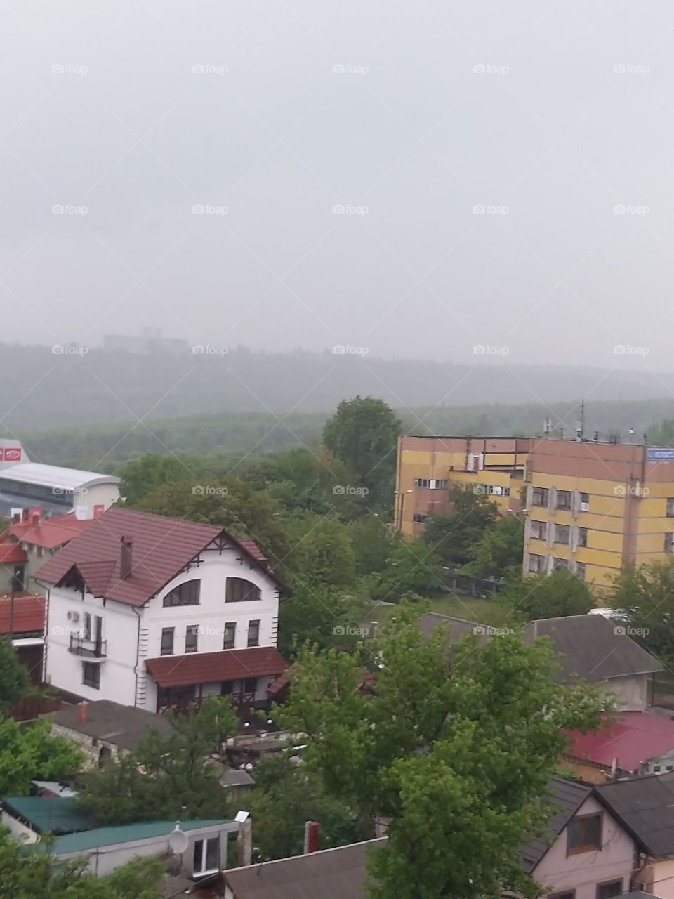 it's raining outside