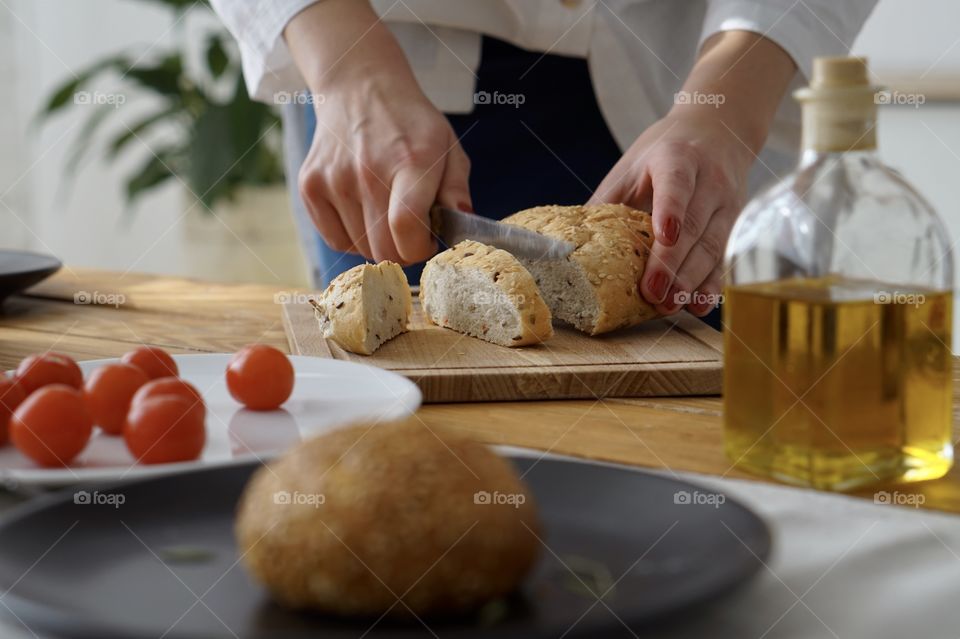 Cooking at home 