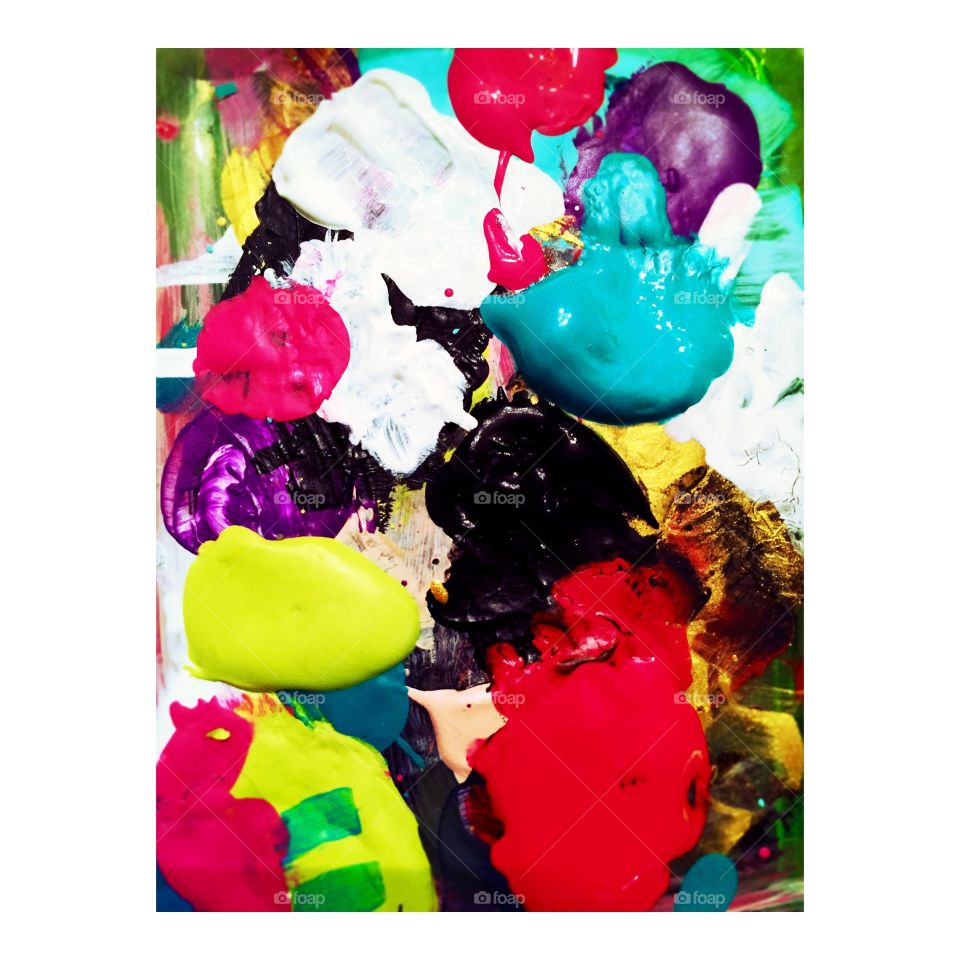 Paint. Palette. Colors