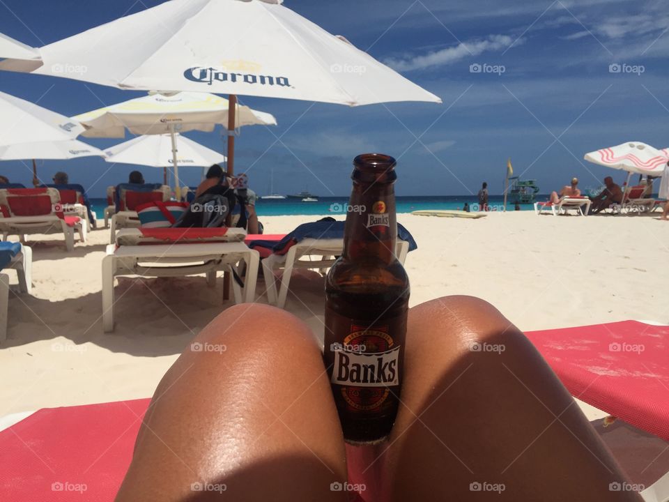 Enjoying life on the beach 