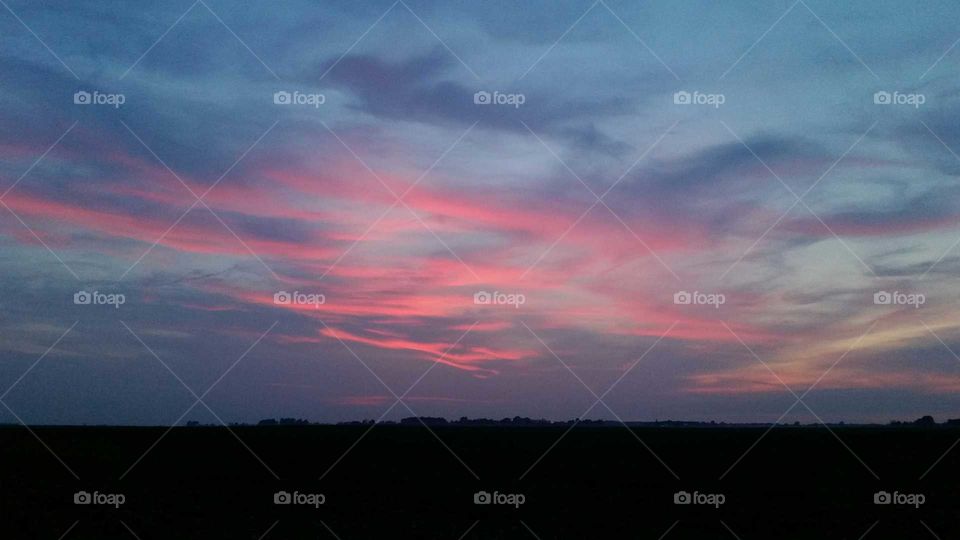 Landscape, Sunset, Sky, Nature, No Person