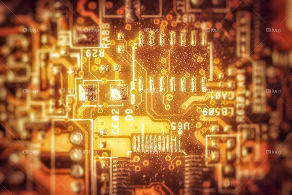 Technology. Circuit board