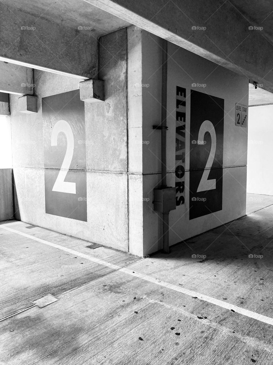 Level 2 parking garage 