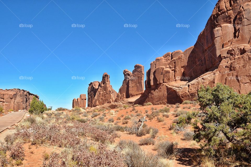 Park Avenue, Arches National Park, Utah 