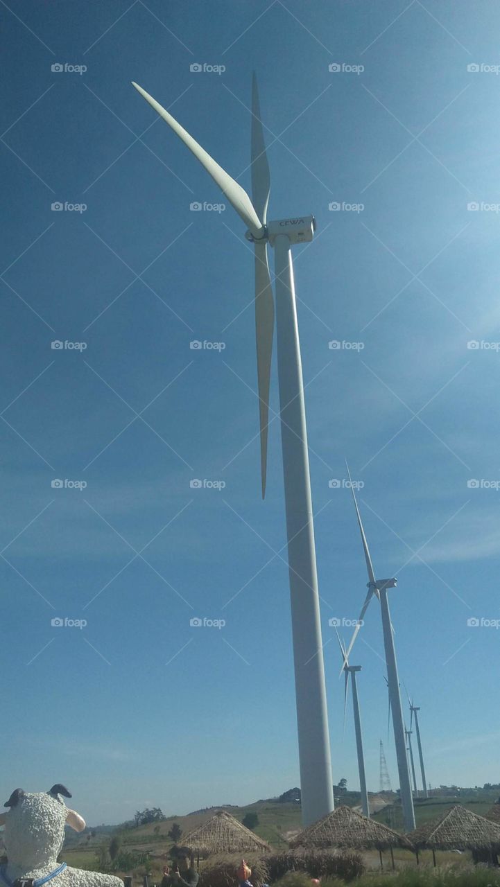 The wind turbine for energy of local in communities.