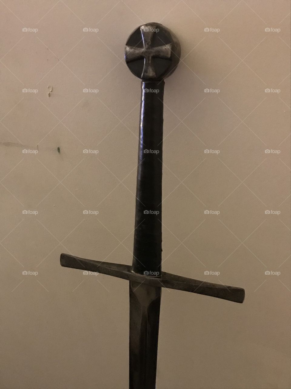 A Crusader longsword. This awesome battle-ready blade is definitely suitable for fun, adventurous, productive martial activities such as martial arts training and martial workout.