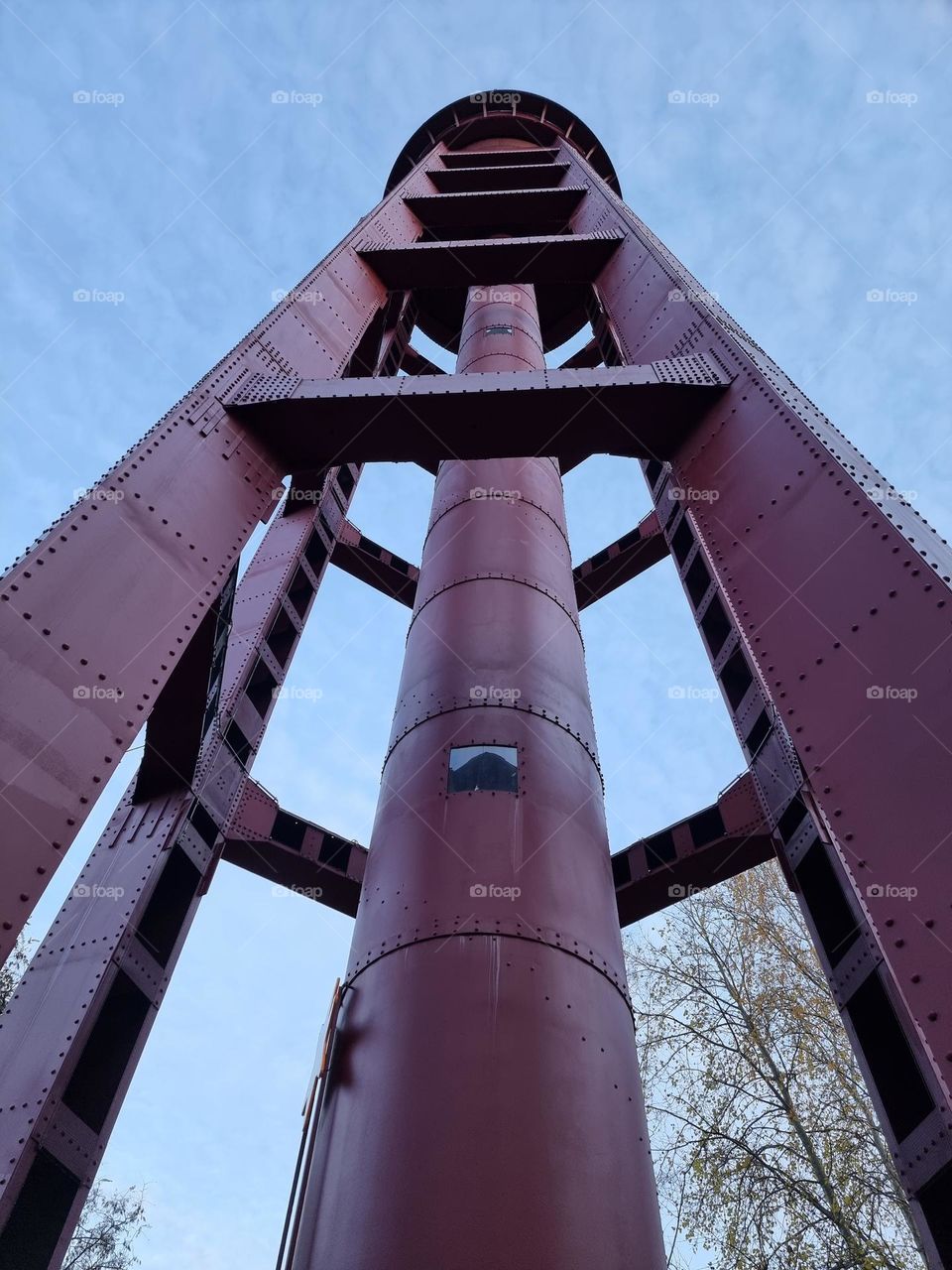Vintage nostalgy: industrial cultural heritage; railways water tower