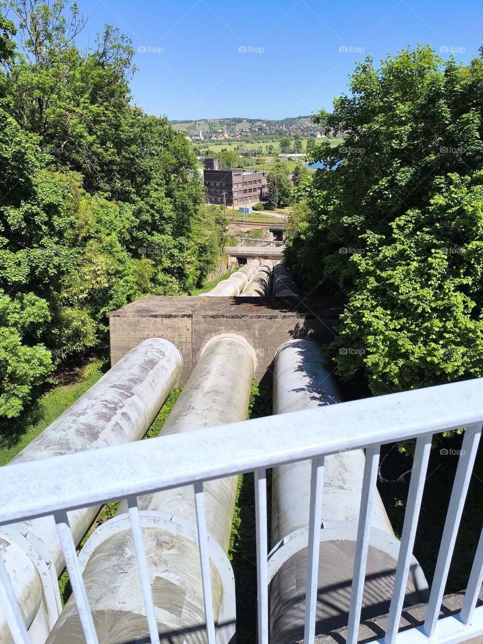 Hydroelectric power plant in Dresden
