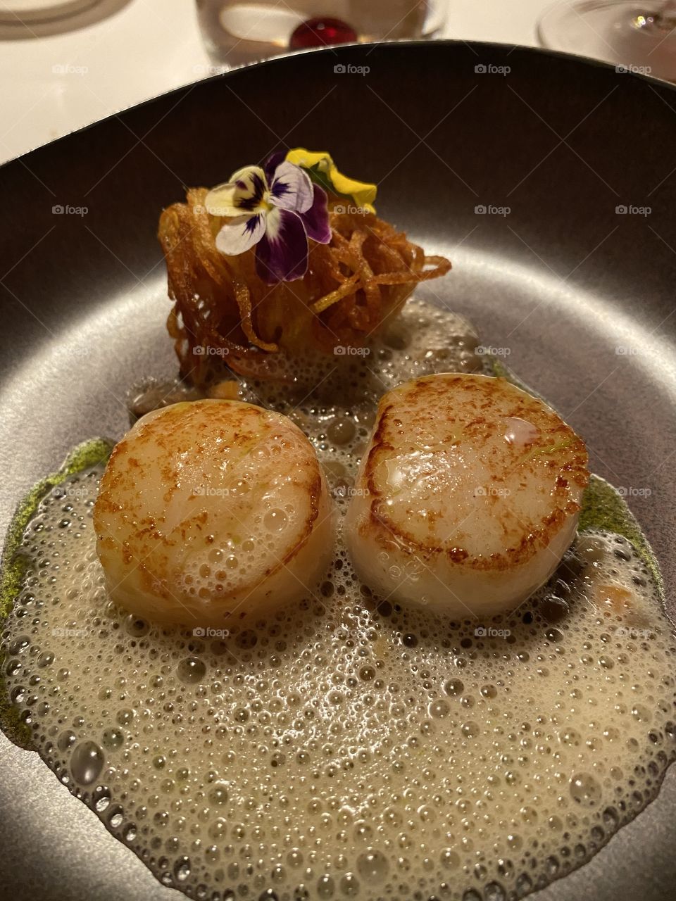 Stunning Michelin-star level fish meal for a special night.