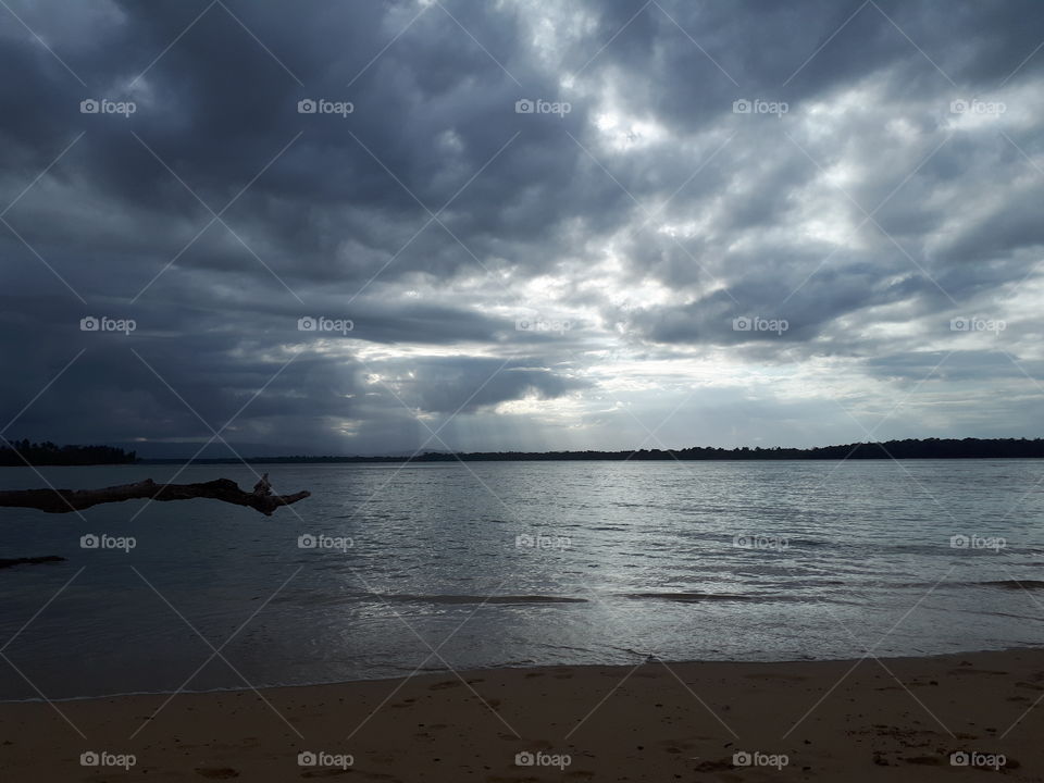 clouds coming in