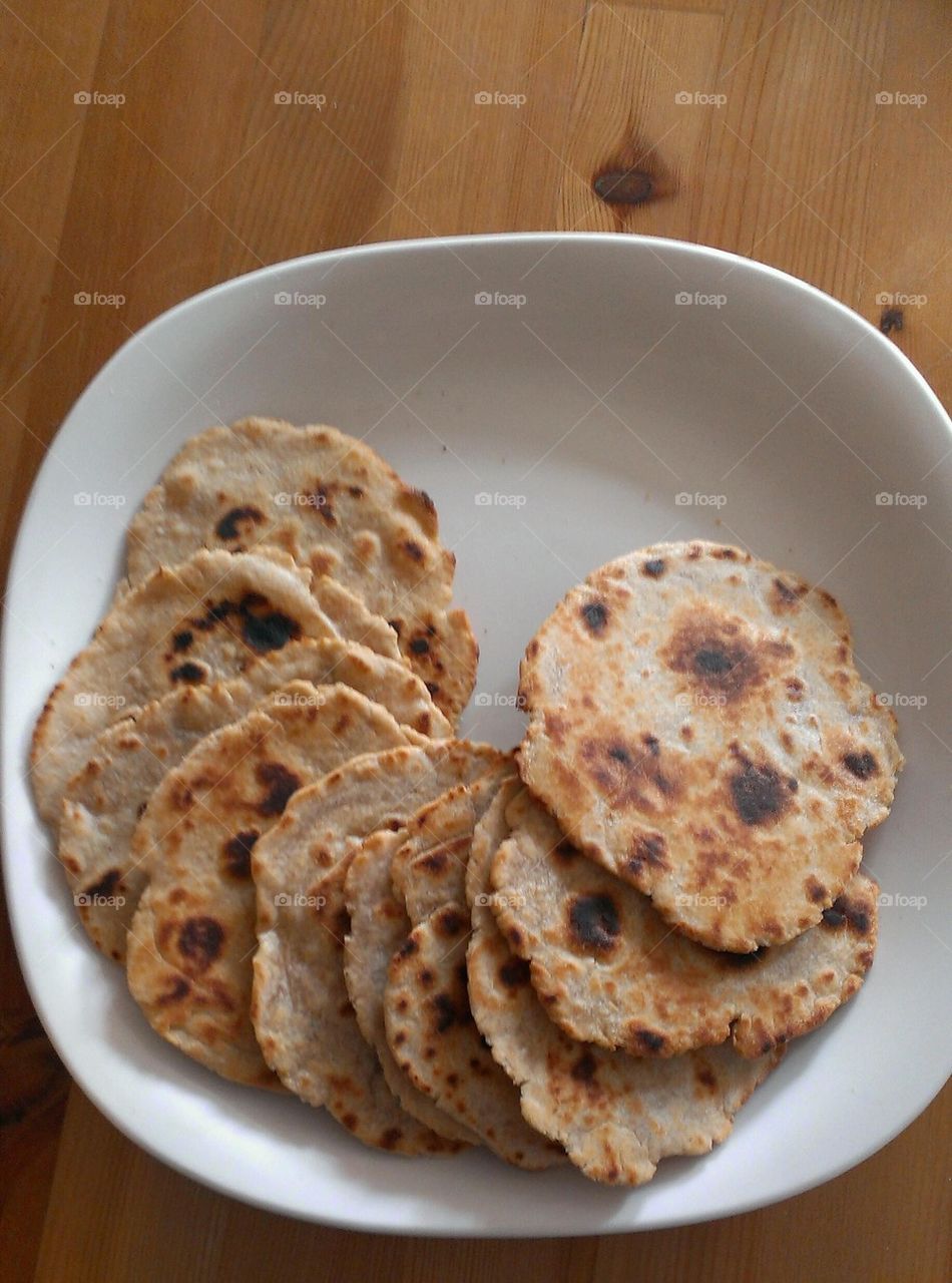 INDIAN bread aka bhakhri or roti