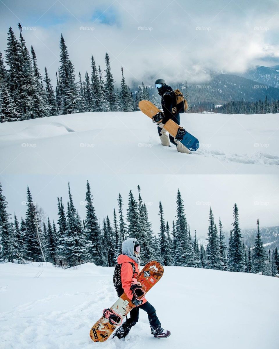 Mountains Snow Winter Skiing Sourboard Rest Nature