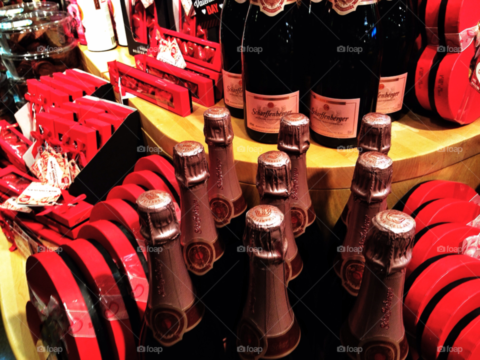 red love romance champagne by threeboydad