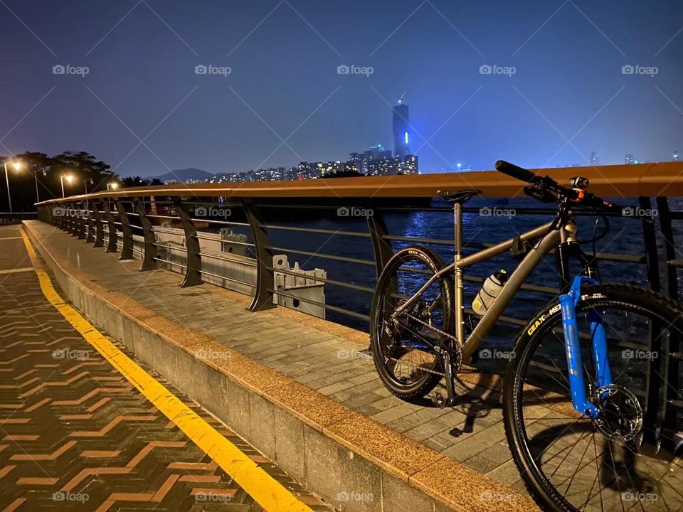 Bike and Night View