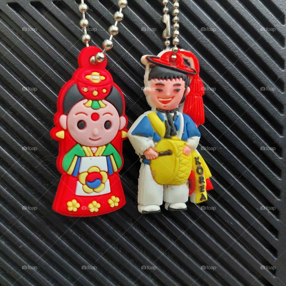 knick knacks by souvenirs from south korea