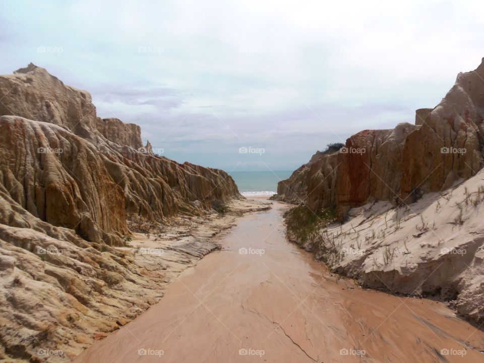 Canoa Quebrada beach - Cliffs