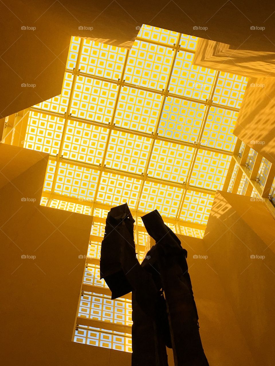 "Urban Lantern" at the Fort Worth Museum of Science and History honored with beams from the North Tower from 9/11.