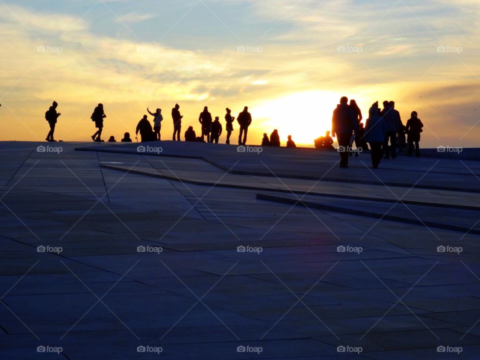 Operaroof in Oslo. The roof of the opera building in Oslo, Norway