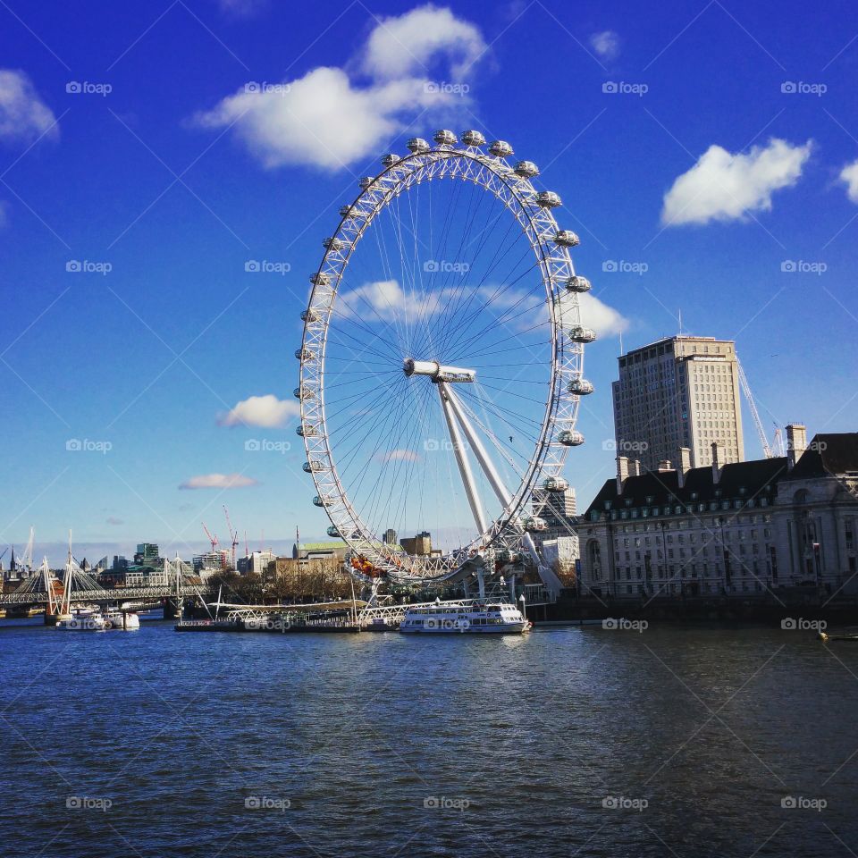 View of London eye