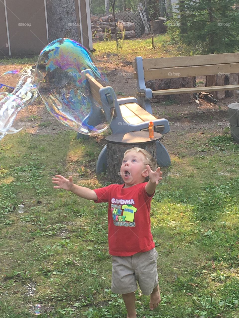 Catching bubbles