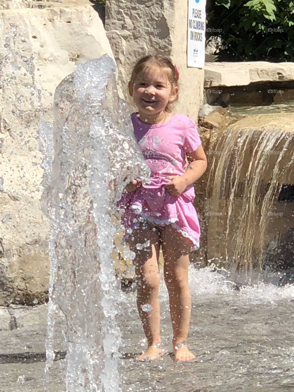 Cooling Off At The Water Park!