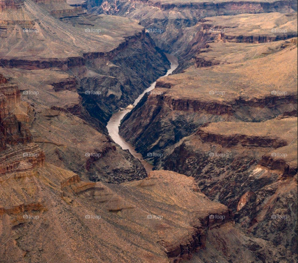 Columbia River running through the Grand Canyon