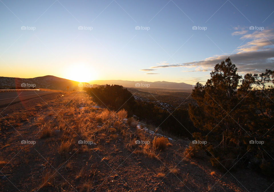 New Mexico sunset