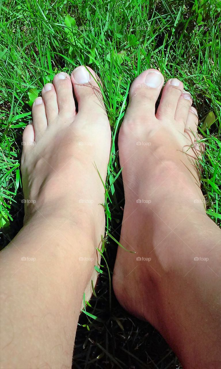 Barefeet in Grass its summertime