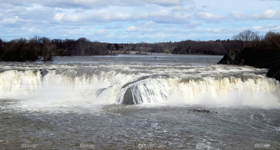 Cohoes Falls. Waterfall