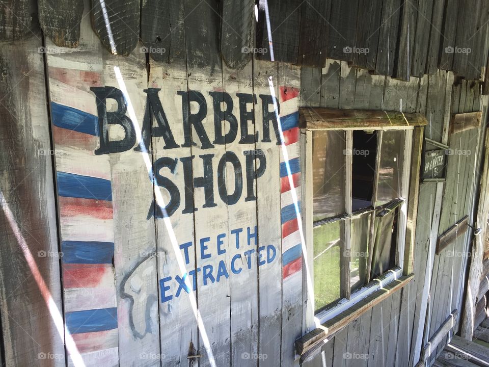 Old West Barber Shop