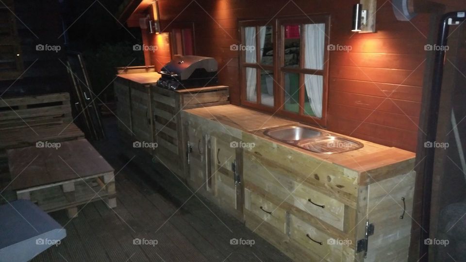 Outdoor kitchen  Aussenküche