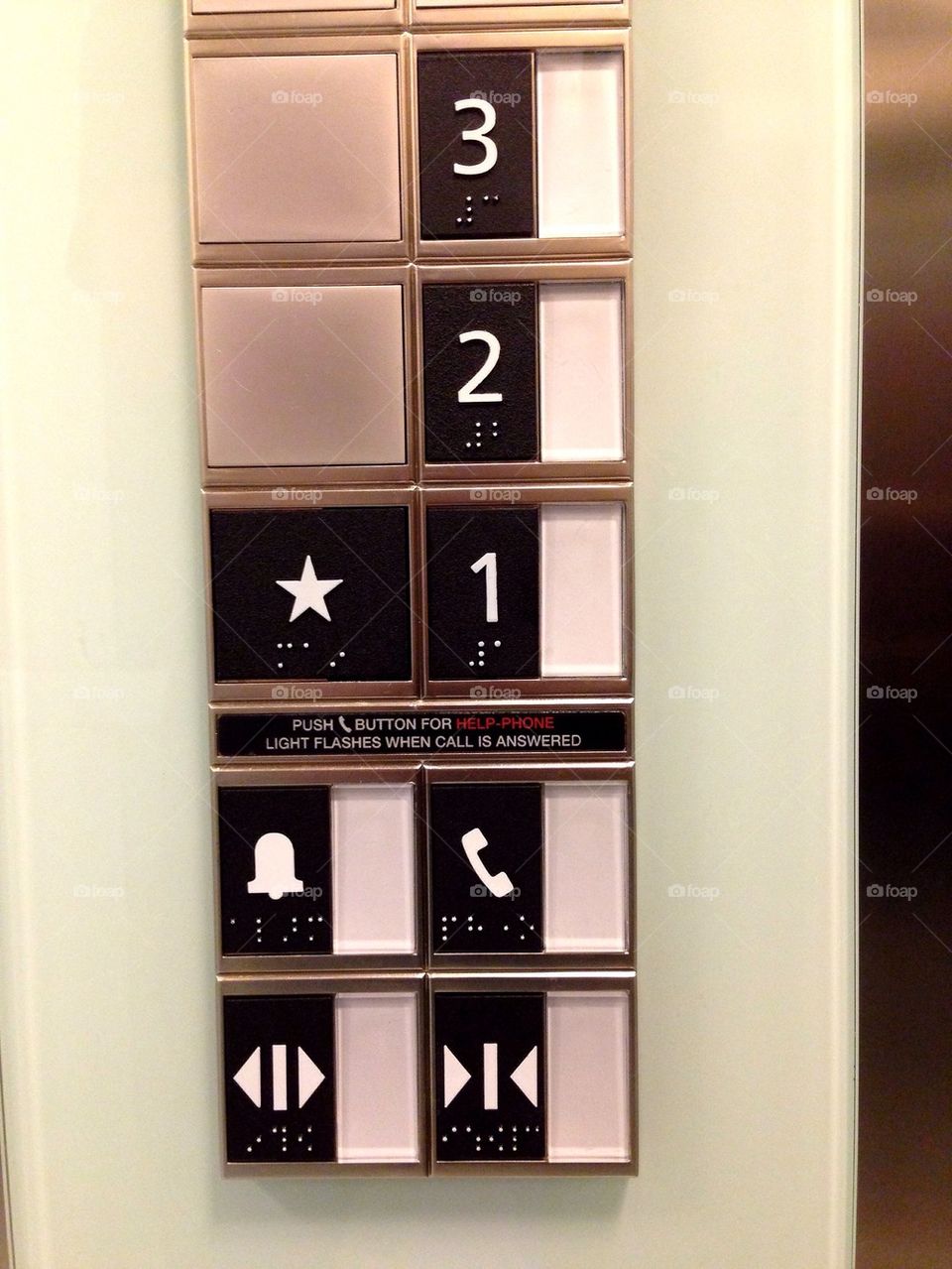 Elevator floor buttons