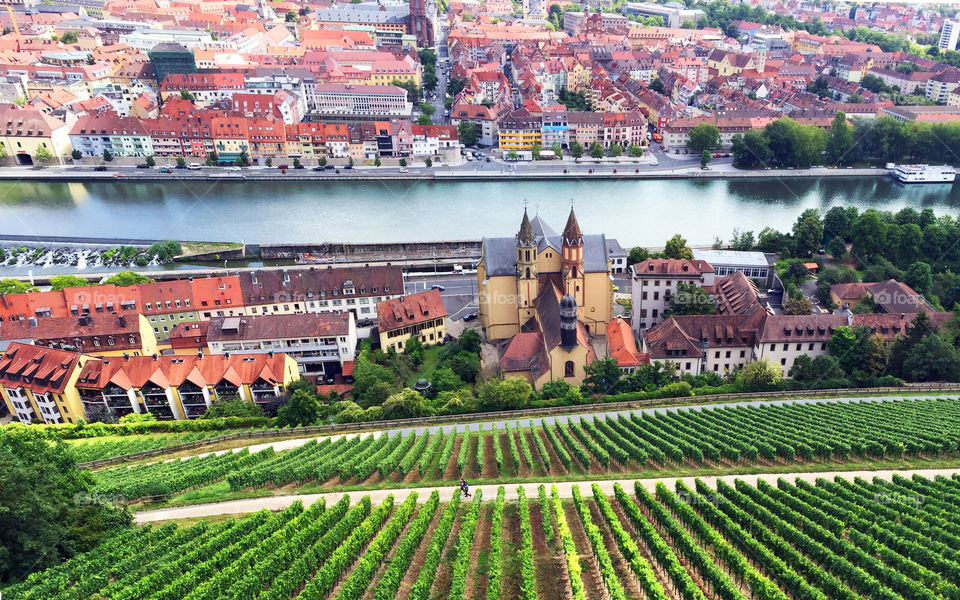 Würzburg view from Marienberg Fortress
Würzburg, Germany