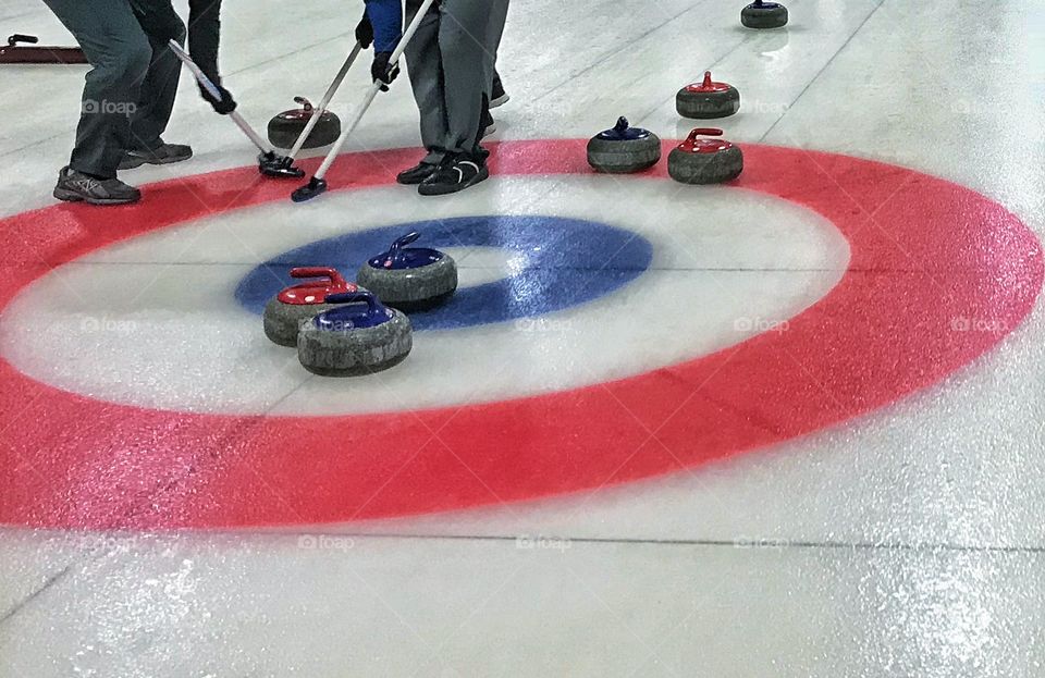 Curling with the buffalo curling club