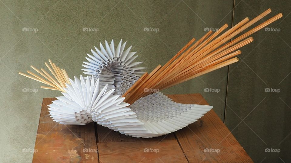 Origami sculpture