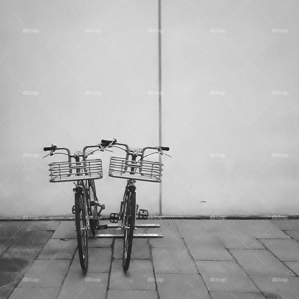 bicycles in black and white, Barcelona  - Black and white is my true nature