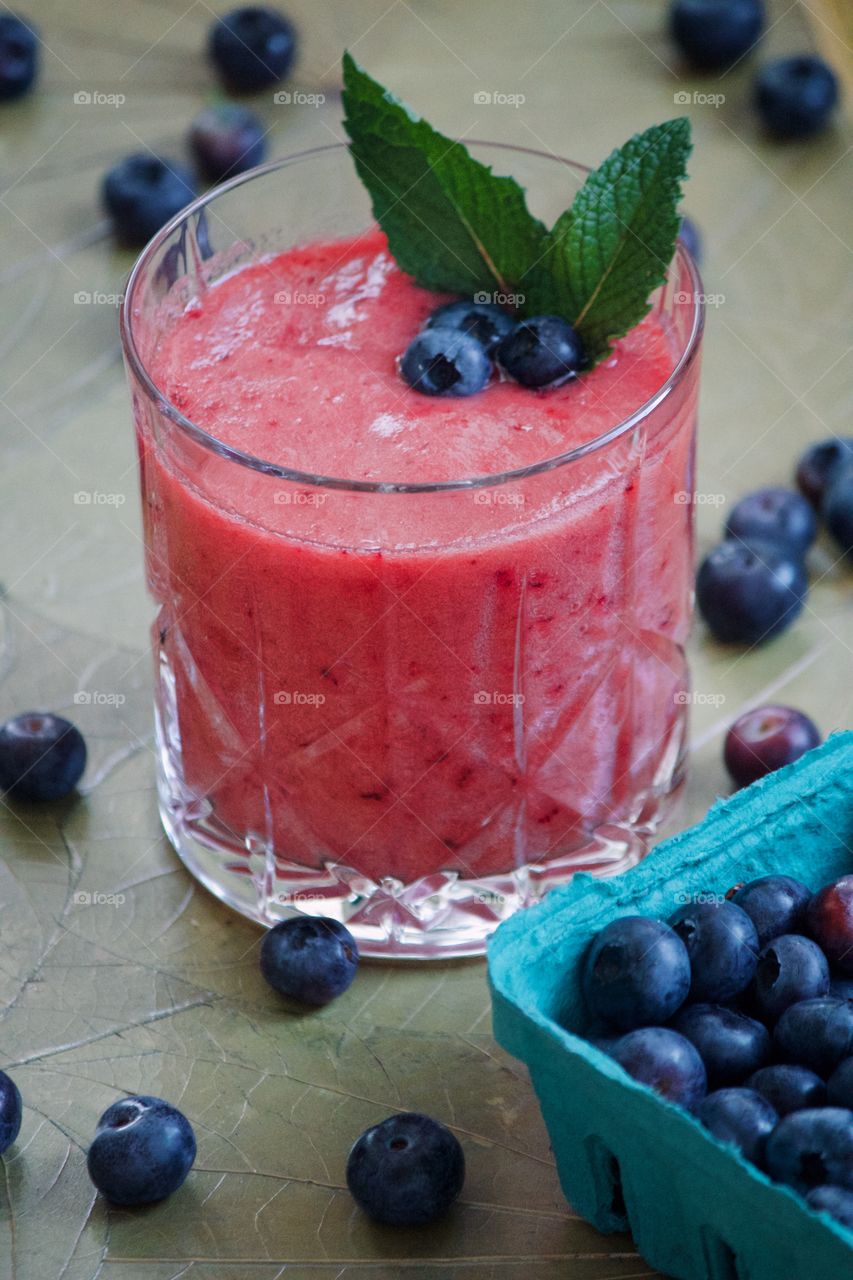 Fresh fruit smoothie 