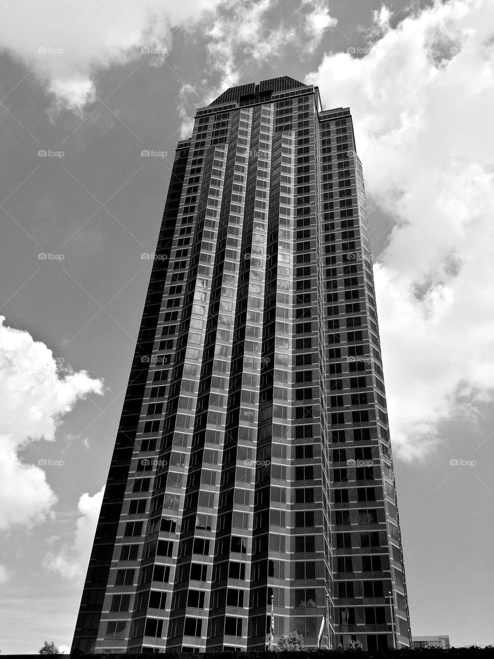 Skyscaper in Black & White