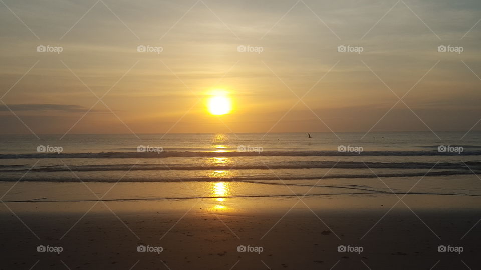 Sunset, Beach, Sun, Dawn, Sea