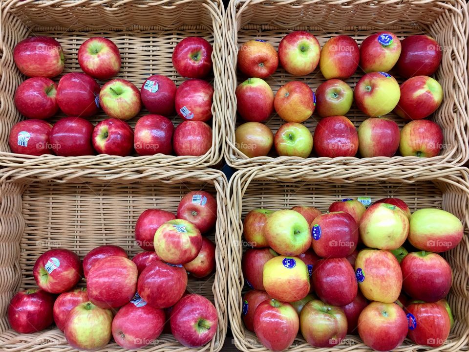 Apples in a basket