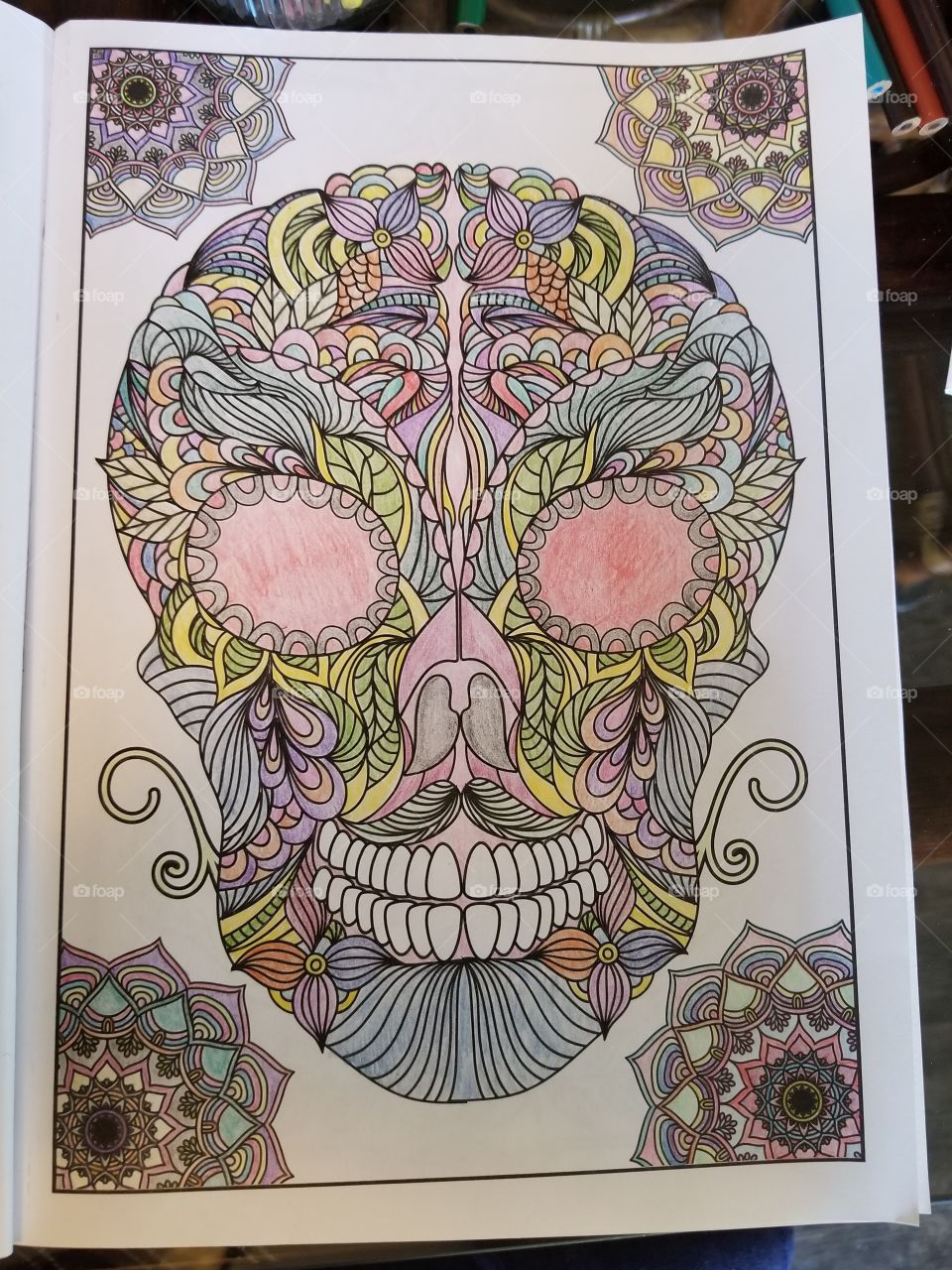 my artwork from the day of the dead