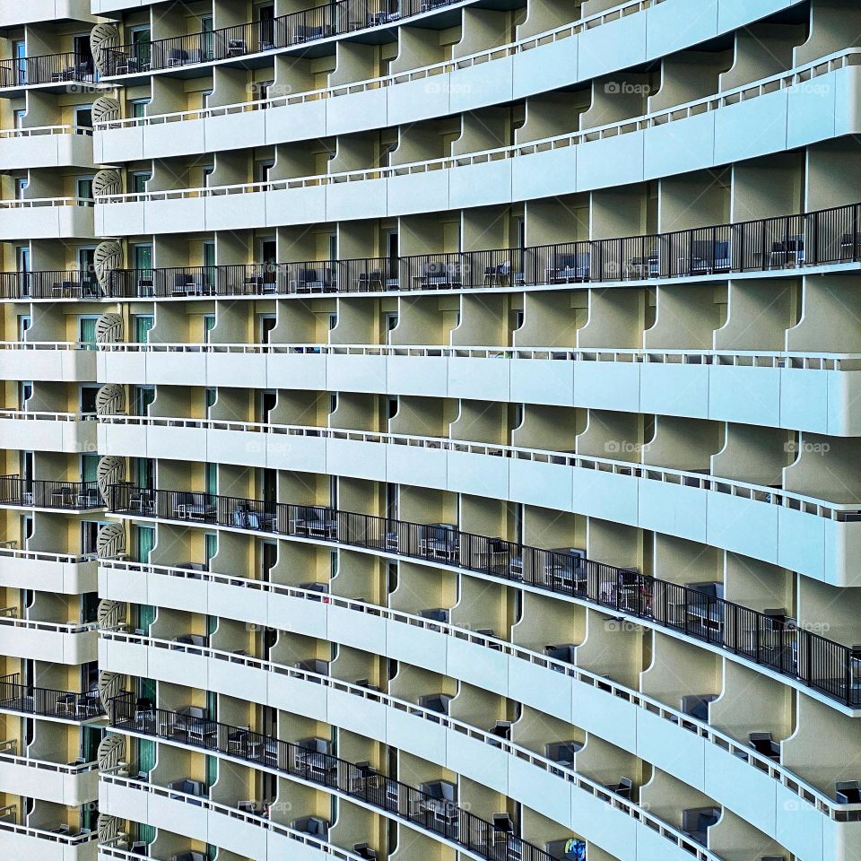 Lanais at the Sheraton Waikiki hotel 