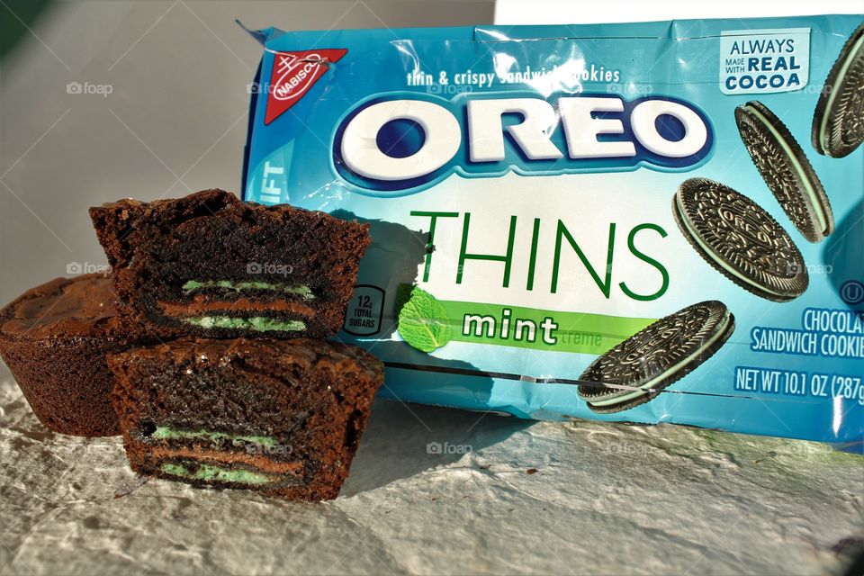 oreo cookie brownies